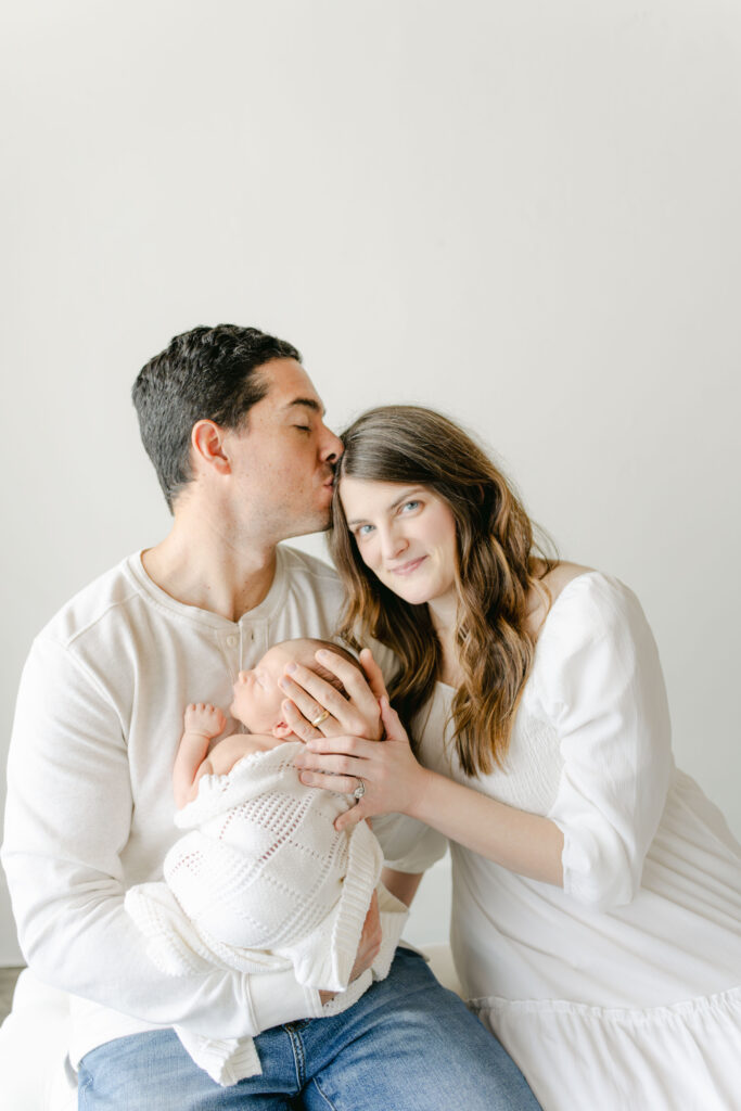 Roswell Newborn Photographer with parents.