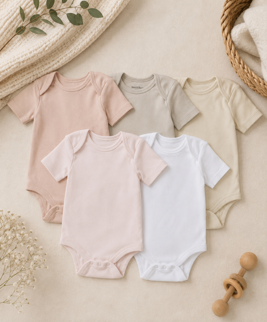Burts Bee Onesies
